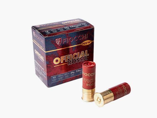 Ammunition cal. 12/70 Fiocchi Official ROSA. 28 g – 7.5 Trap