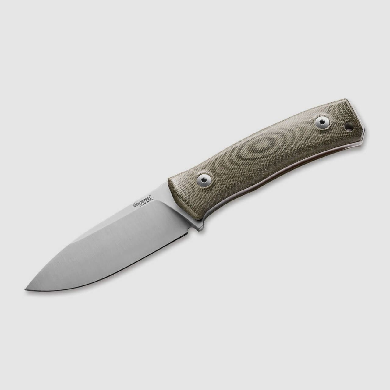 lionSTEEL M4 Green Canvas Messer