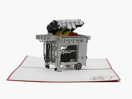 design3D kaarten Grill groetkaart