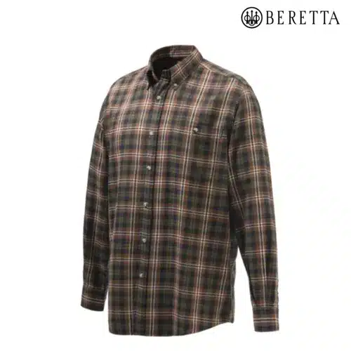 Langarmhemd Wood Flannel Tobacco Beretta