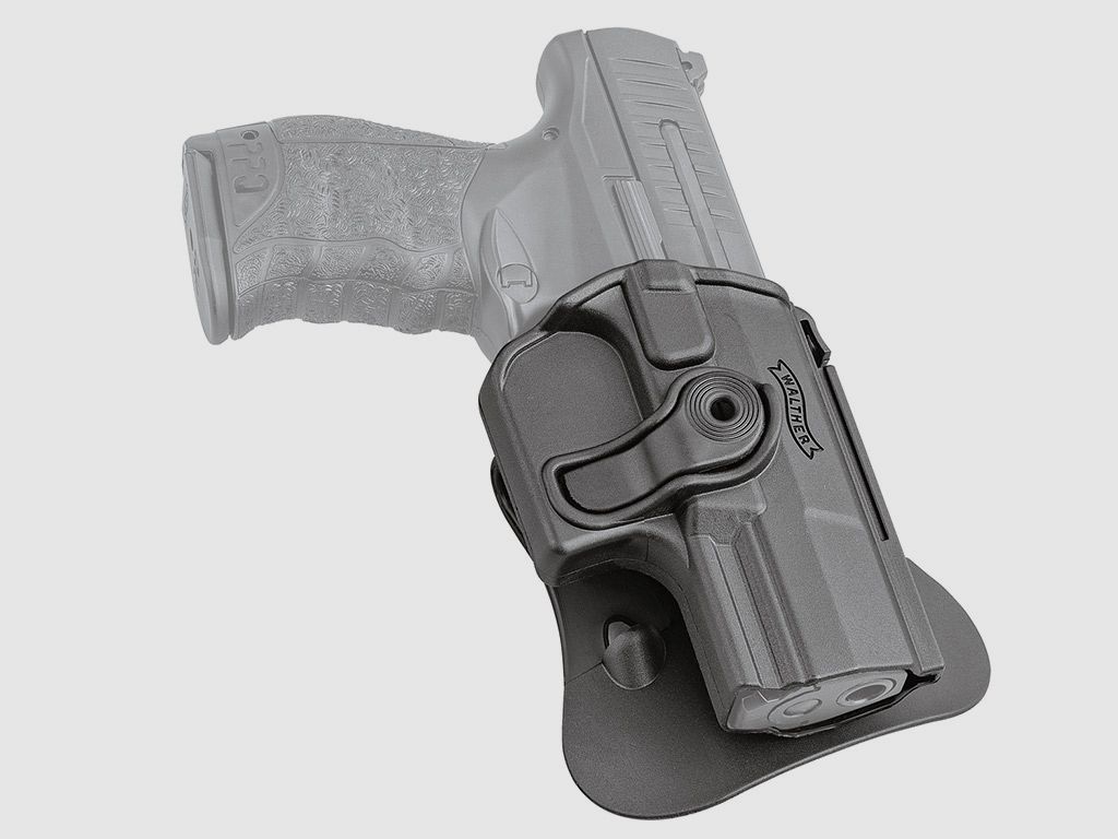 Schnellziehholster Paddel Holster GĂĽrtelholster fĂĽr Walther PPQ P9P Kunststoff schwarz