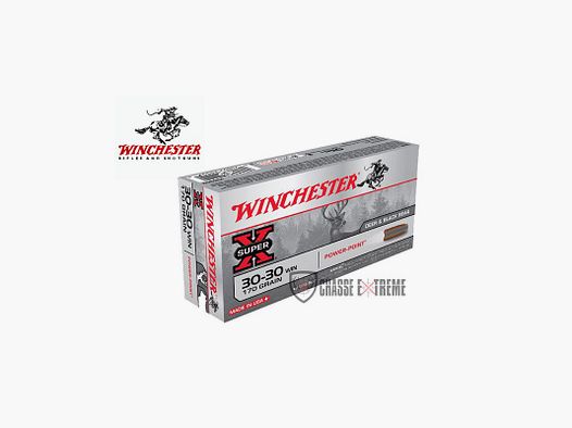 20 Munitions WINCHESTER cal 30-30 Win 170gr Power Point
