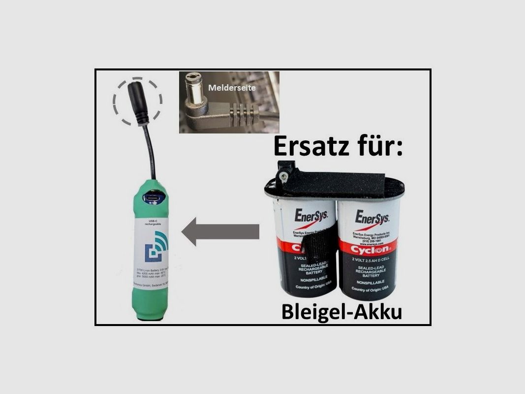 Ersatzakku für Trapmaster