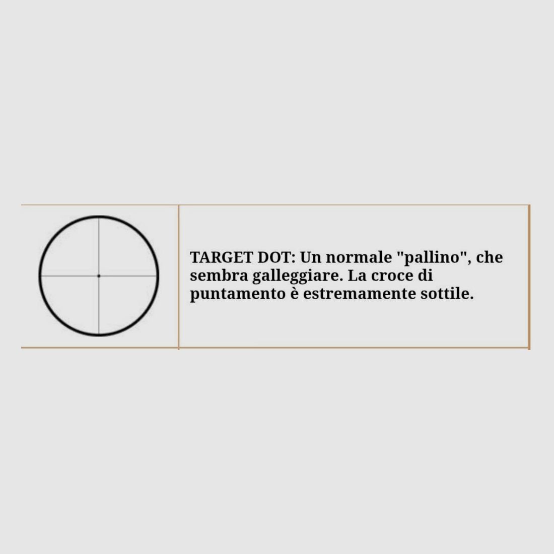 LEUPOLD 24 X 40 RETICOLO TARGET DOT, immagine 2 di 5