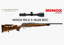 J.P. Sauer & Sohn Sauer 505 Ergo Lux Repetierbüchse HQ3 Ausstattungspaket Elegance + VSR | 8.5x55 Blaser | MINOX RS-6 3-18x56 BDC