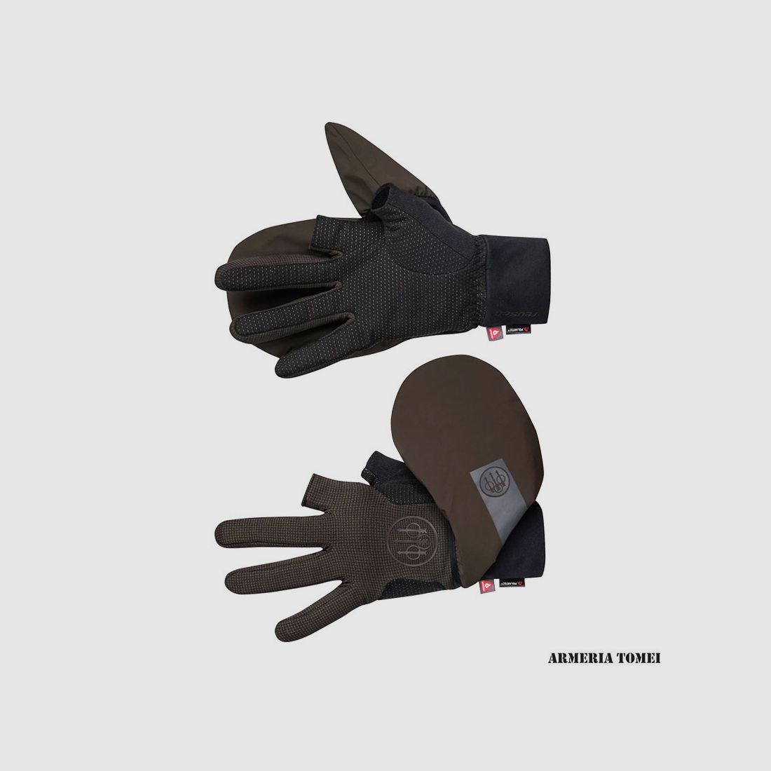 GUANTI – BERETTA – PADDED DOUBLE GLOVES Brown Bark, image 2 of 2