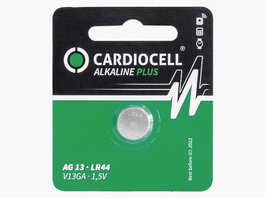 Cardiocell LR44 Plus (V13GA/A76) in 1er-Blister