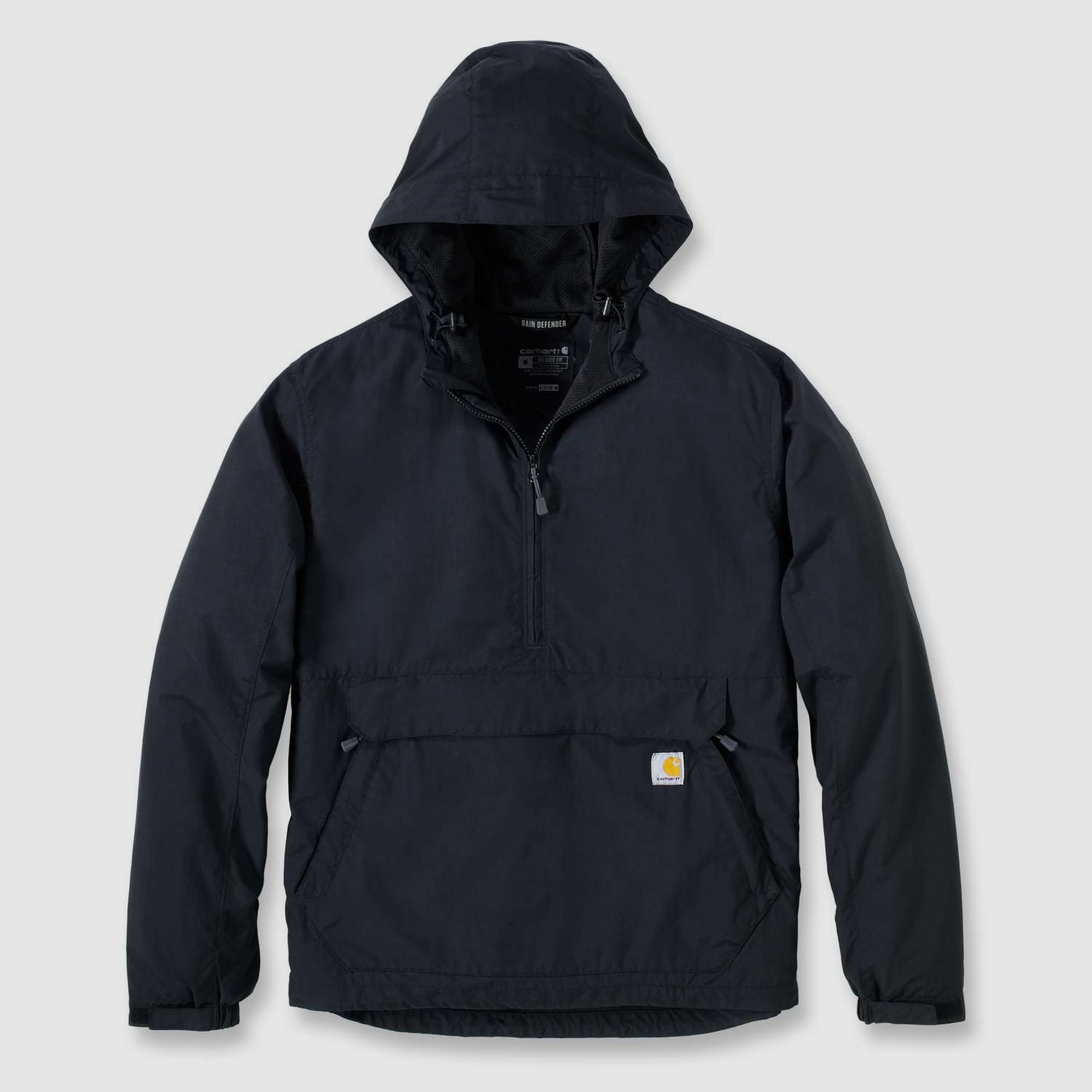 Carhartt Leichtgewicht Packbarer Anorak, Herren, Black, M