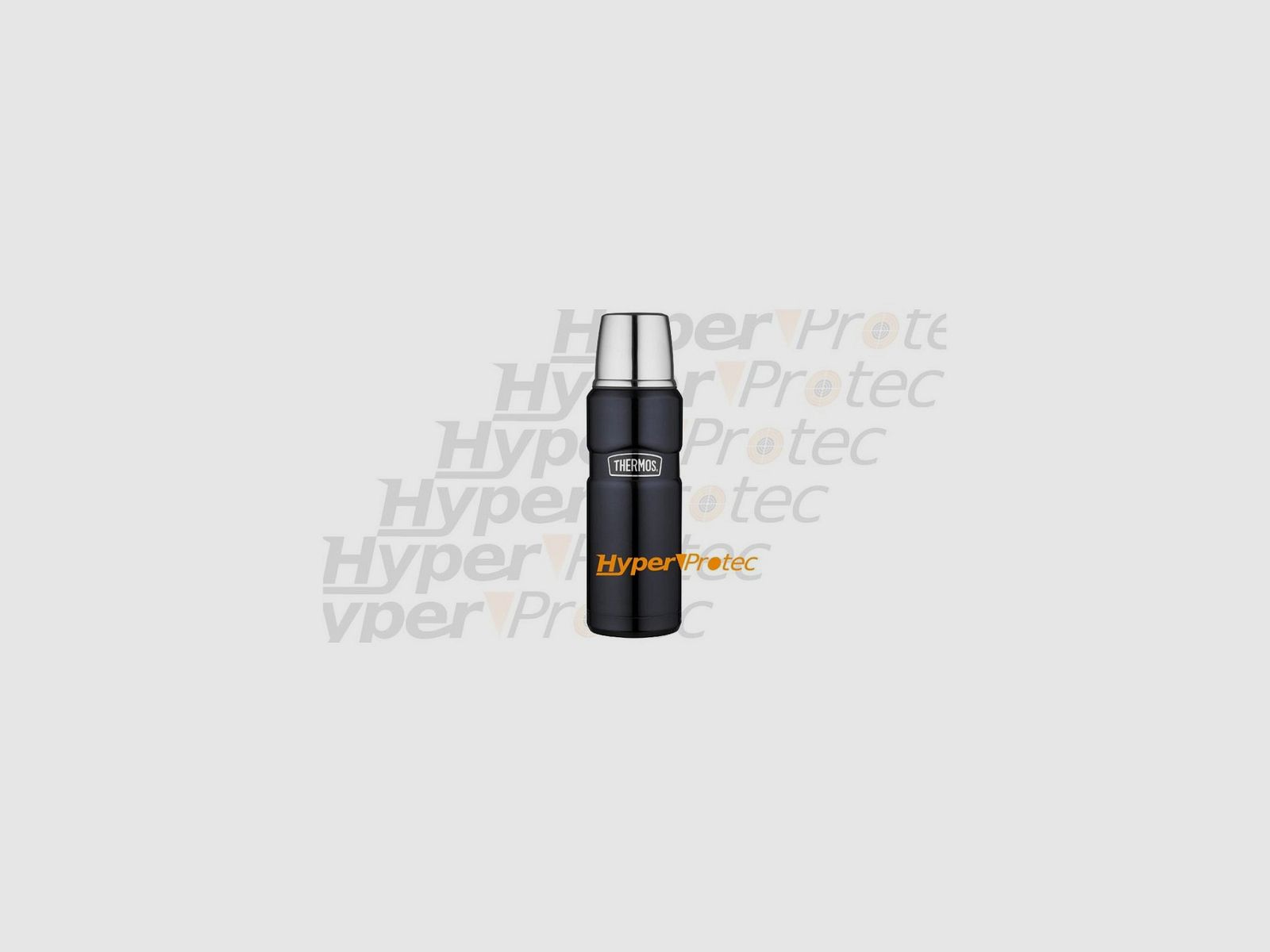 Thermos bleu foncé King en inox - capacité 0.47 litre