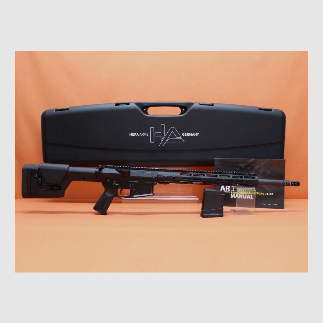 HERA Ha.Büchse .308Win HERA 7SIX2 System SR-25, 20" Lauf/ Einstellbare Gasabnahme AGS/ Magpul PRS Schaft