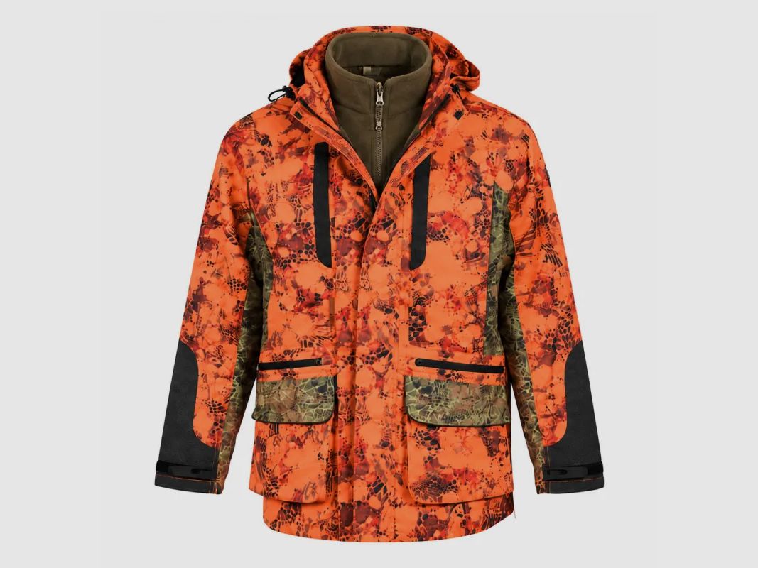 Veste 3 en 1 Prohunt Chamois Viper Blaze orange imperméable, image 9 sur 15