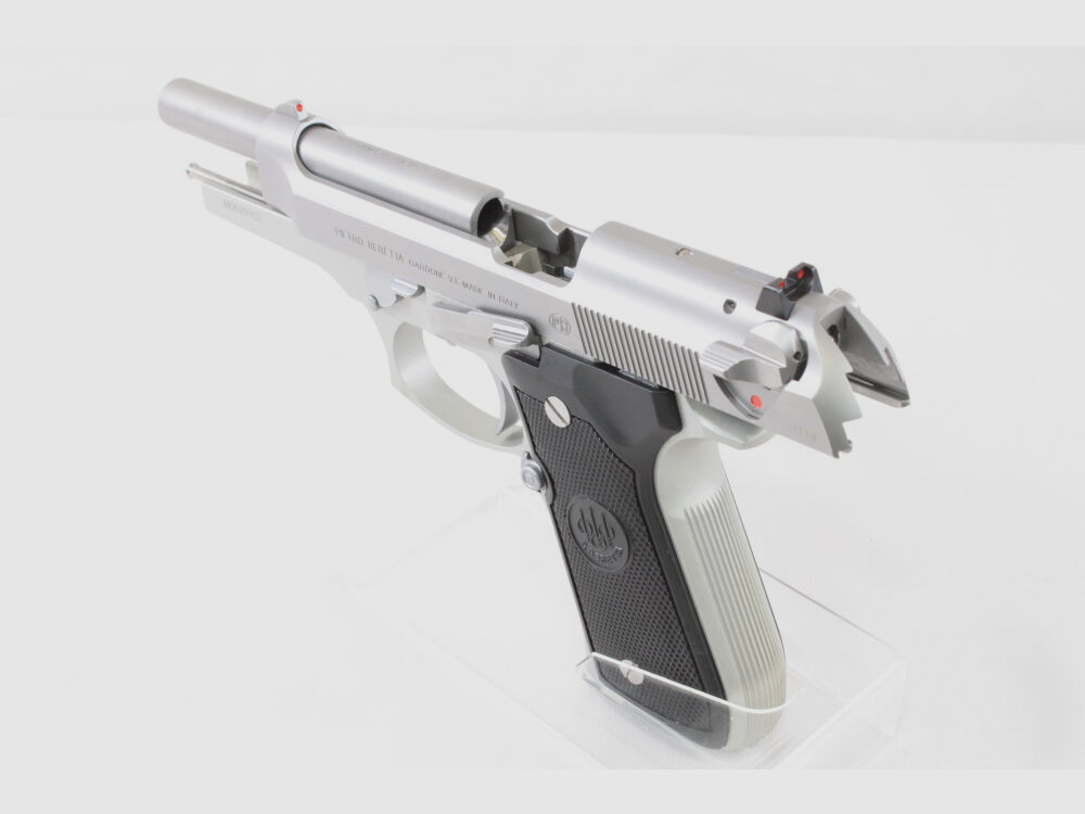 Beretta 92FS Inox - 9mm Luger - viel Zubehör