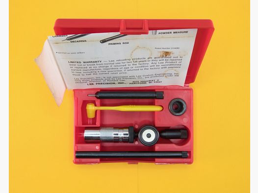 Vintage LEE Wiederlader Handmatrizensatz   Lee Precision 90263 Classic Loader Kaliber 45 Colt / 45 Long Colt