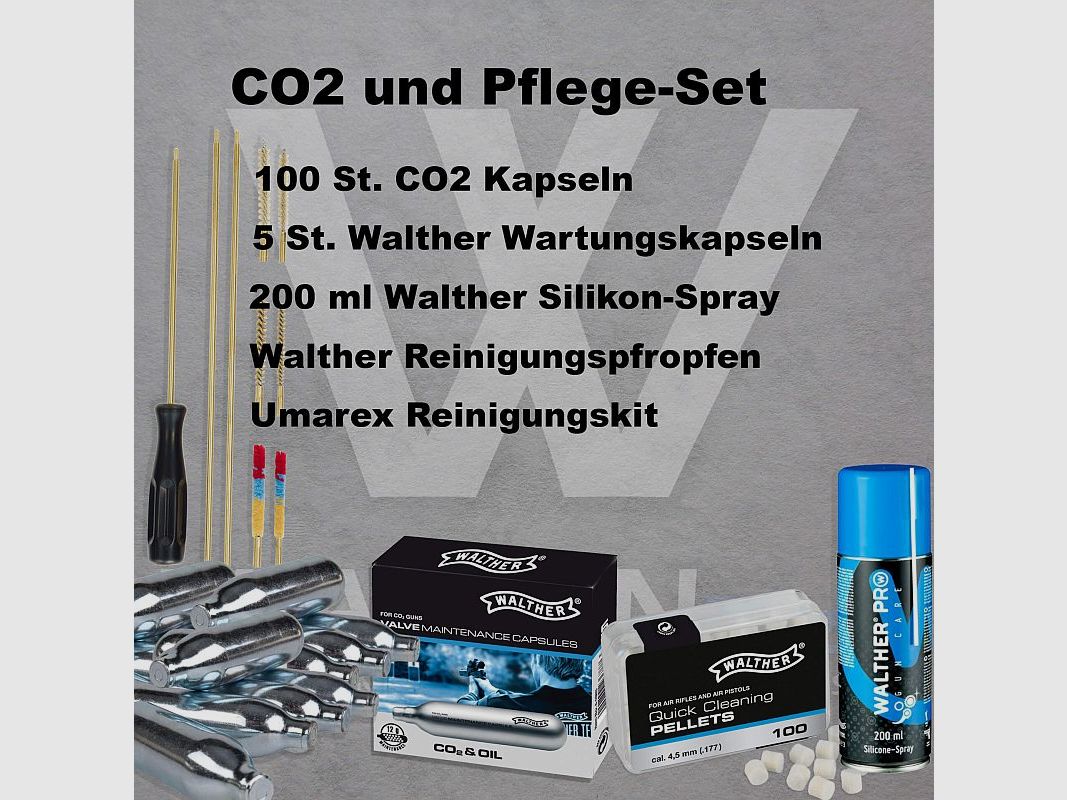 CO2 und Pflege-Set