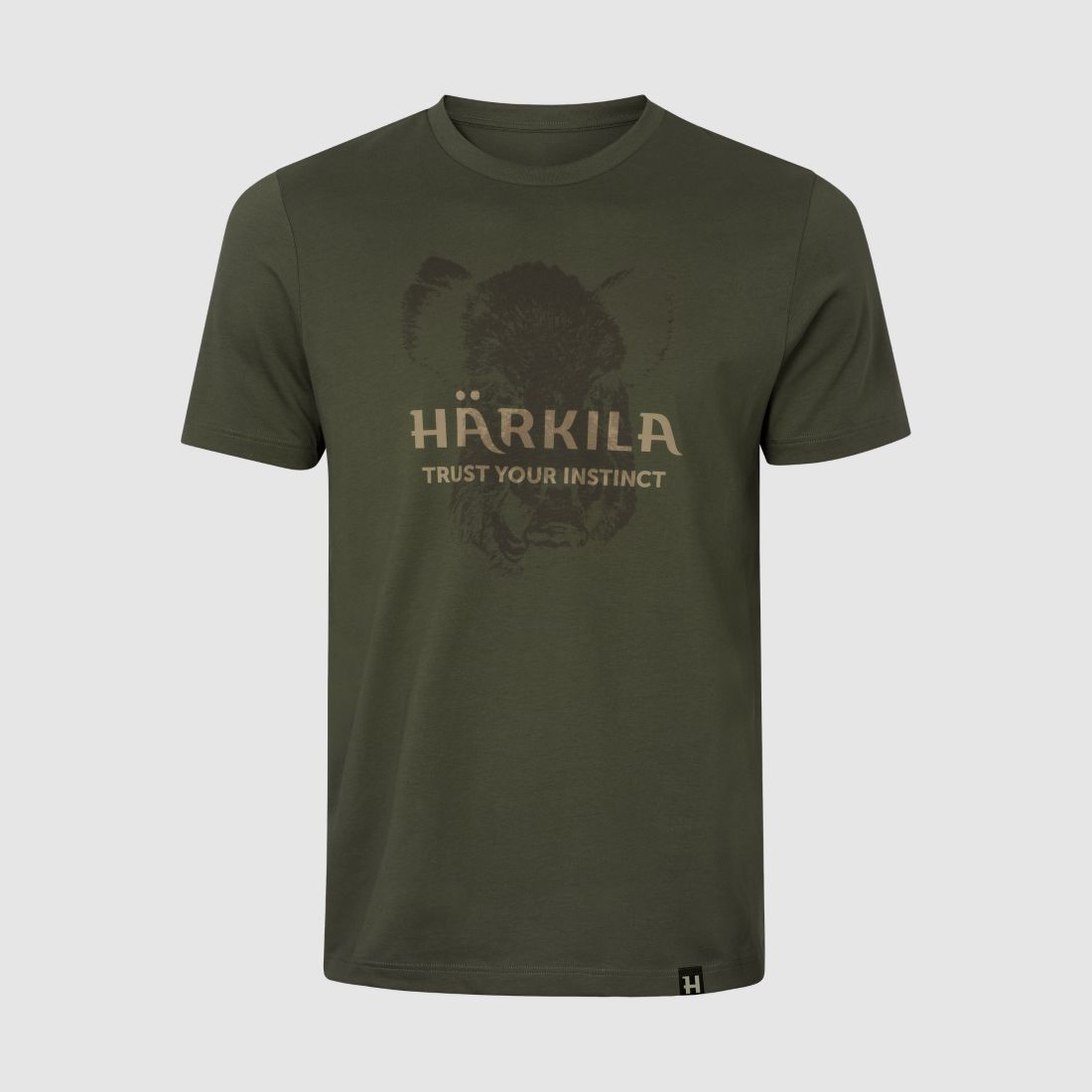 Härkila Wildboar Logo T-shirt Zielony
