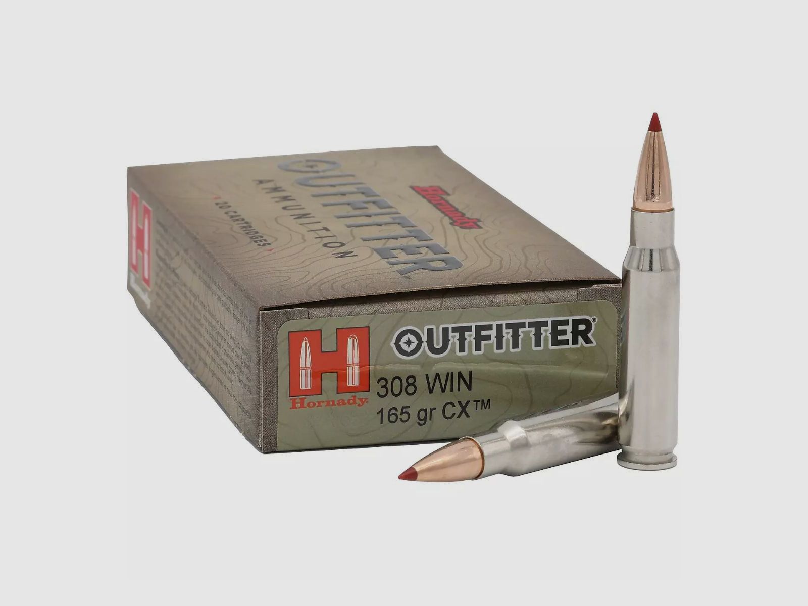 .308 Win Hornady CX Outfitter 165gr/10,6g (809864), image 2 sur 3