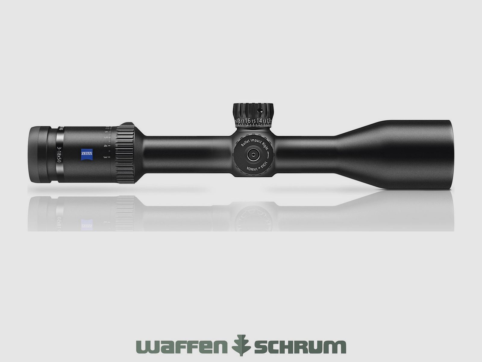 Zeiss Conquest V6 - 3-18x50 ohne Schiene Ballistic Turret