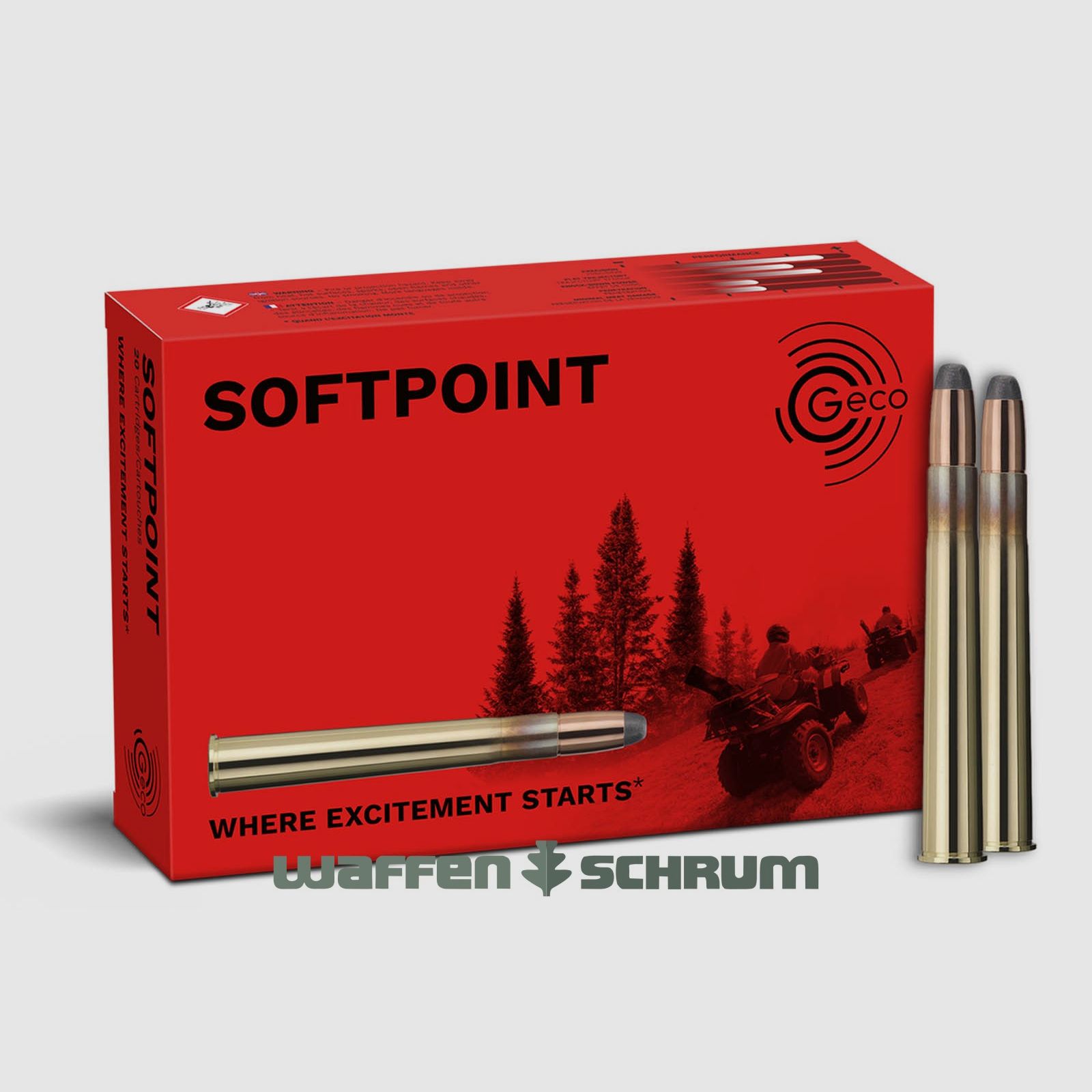 Geco 9,3x74R Teilmantel/SP 16,5g - 255gr