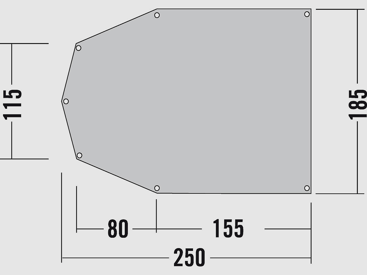TATONKA Zeltunterlage 250x185