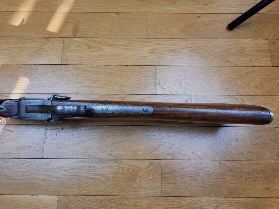 Beautiful and rare Starr cavalry rifle model 1858 – Civil War – 1st Arkansas – cal. 54 break-action – used by the National Defense in 1870 – And the mold is included with the weapon! TBE!, image 14 of 32