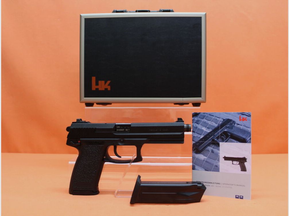 Heckler&Koch Ha.Pistola .45Auto Heckler&Koch/H&K HK MARK23 "SOCOM" canna da 149mm con filettatura M16x1 (.45ACP/.45A.C.P)