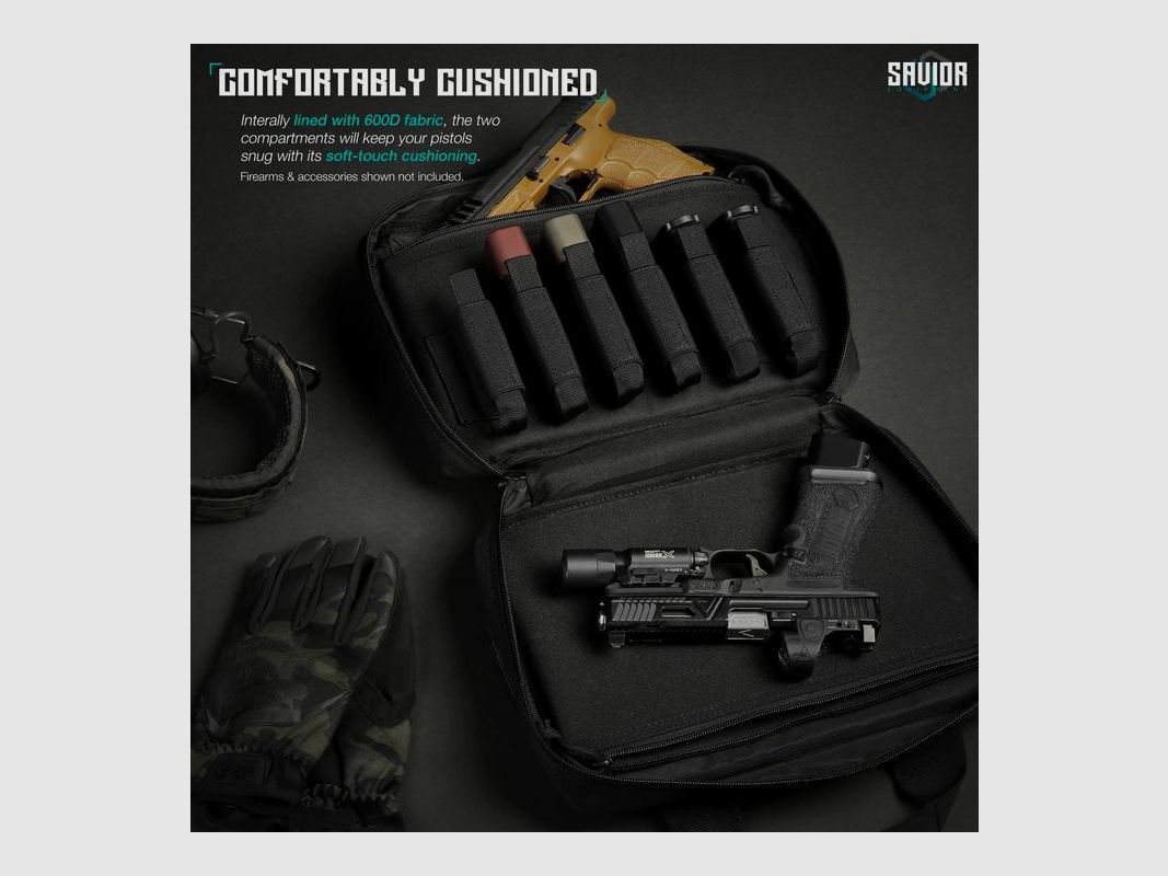 SAVIOR PISTOL CASE NOIR, image 3 sur 3