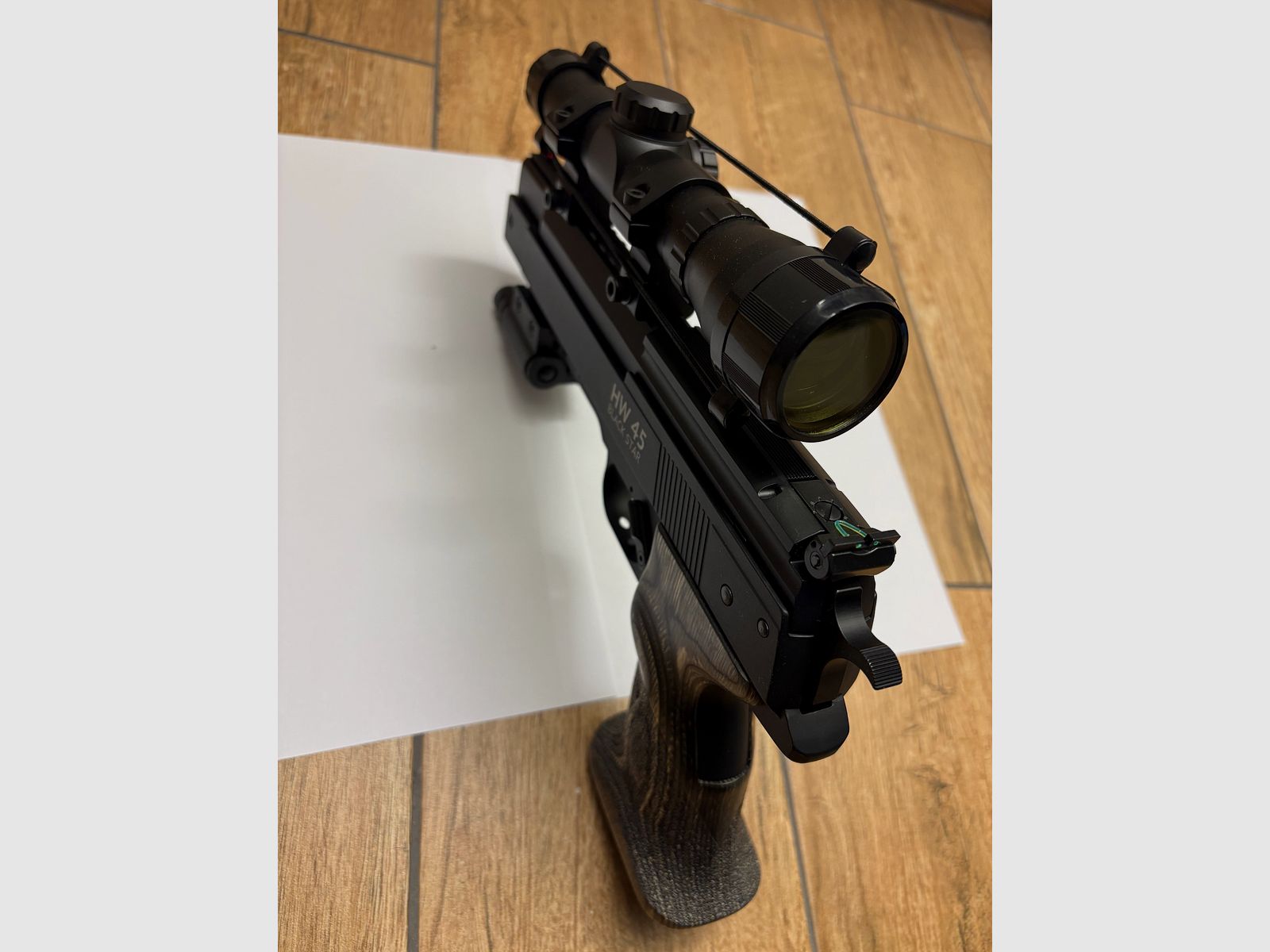 Incense Sport Air Pistol HW 45 Black Star used only once