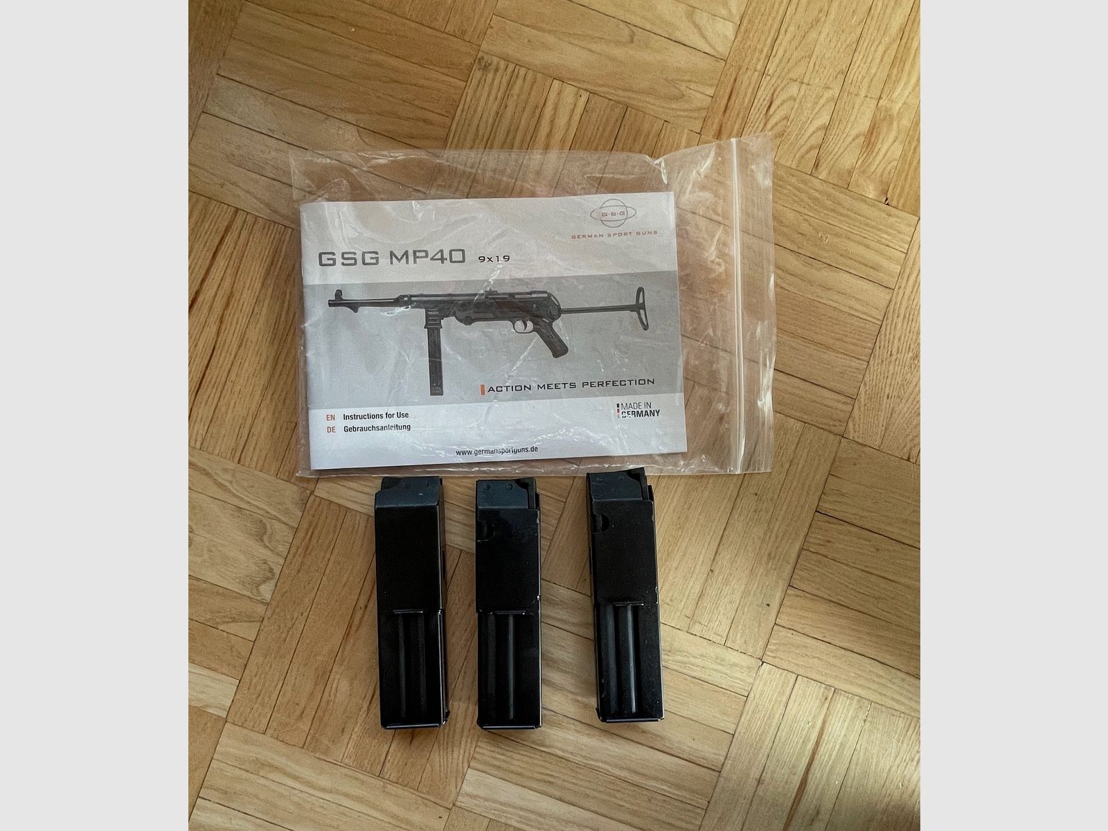 GSG MP 40 9mm Luger używany + akcesoria