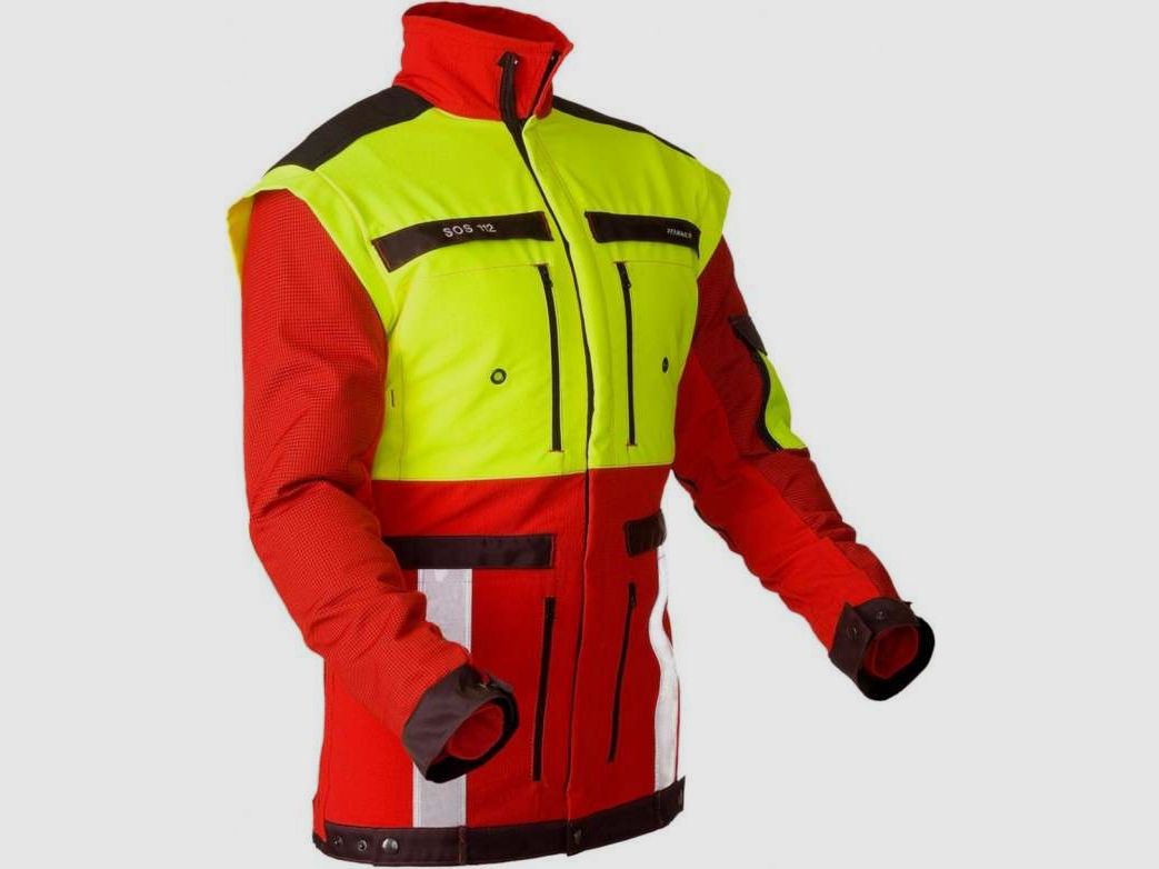 Veste de recherche Pfanner - jaune/rouge, image 2 sur 13