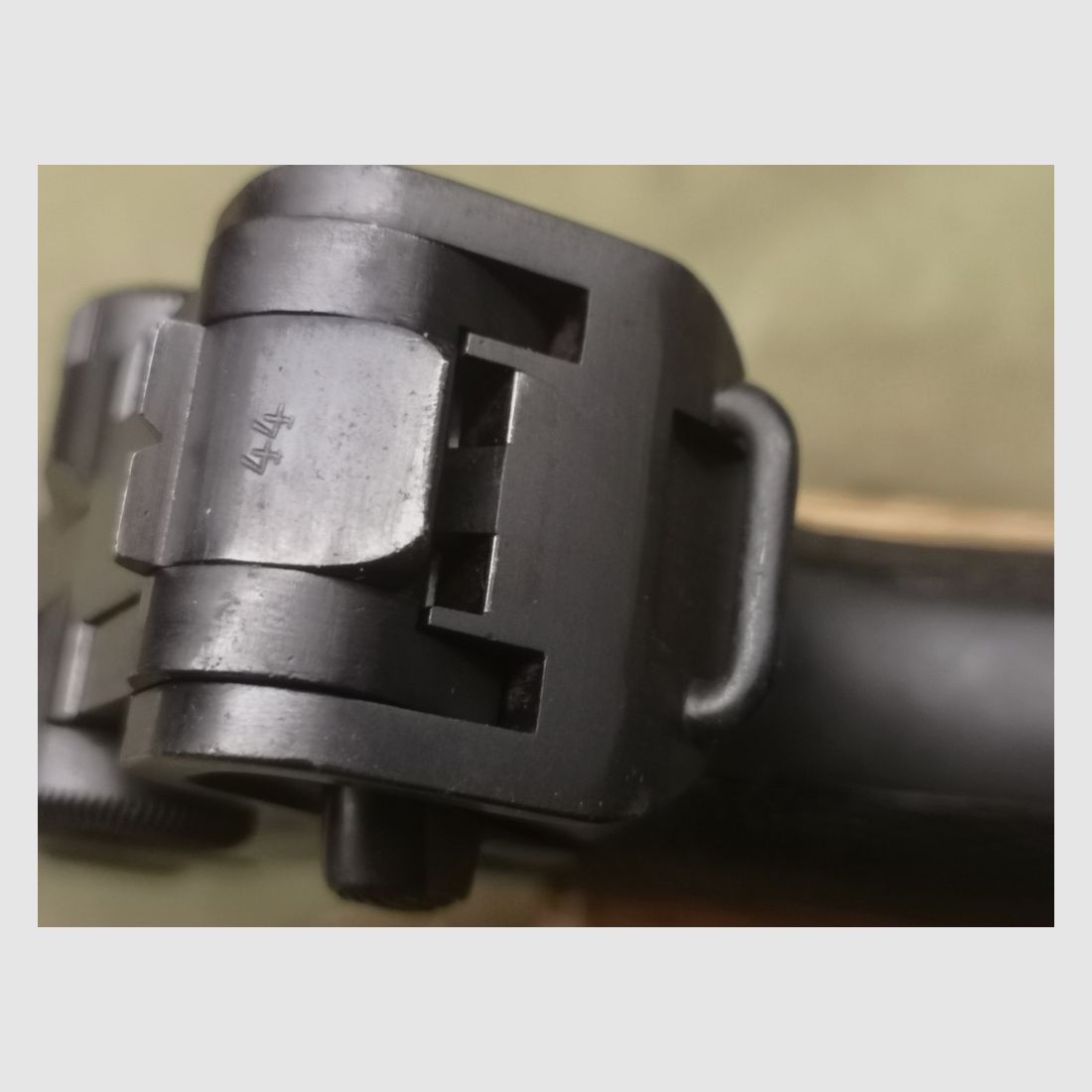 Pistole Luger 08  DWM 1912 Nummerngleich Truppenstempel