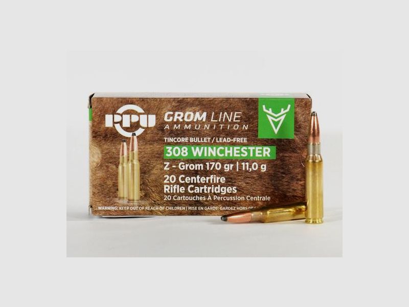 PPU .308 Winchester Z-GROM 170 grs