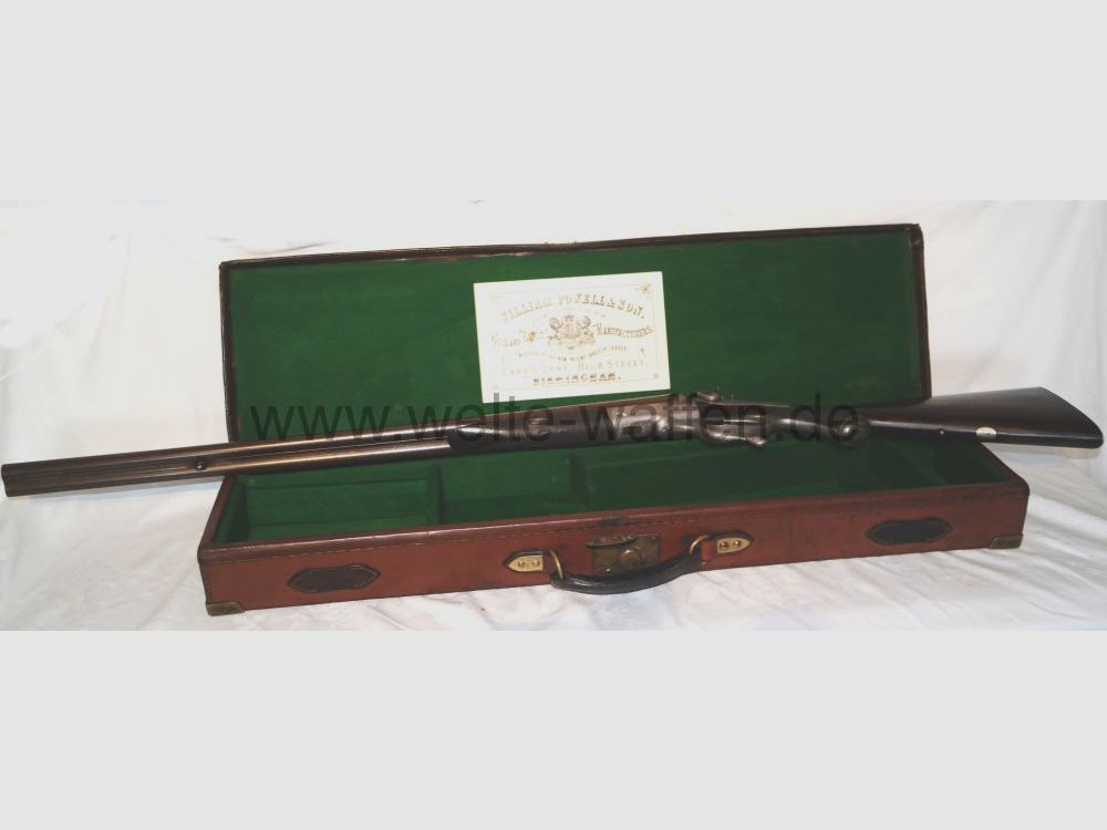 William Powell & Sons Hahn-Doppelbüchse Echte Sammlerrarität! Baujahr 1872