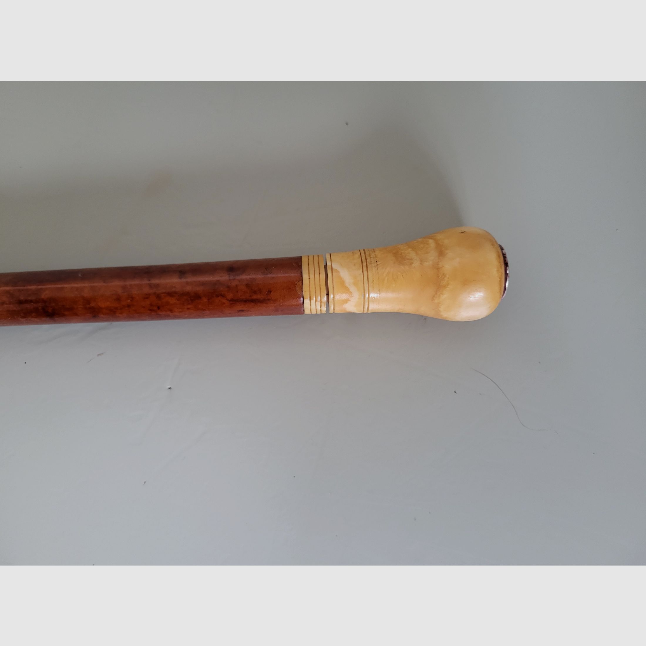 Spazierstock - Schwert  - 800 Silber - Biedermeier - 1850er Jahre 