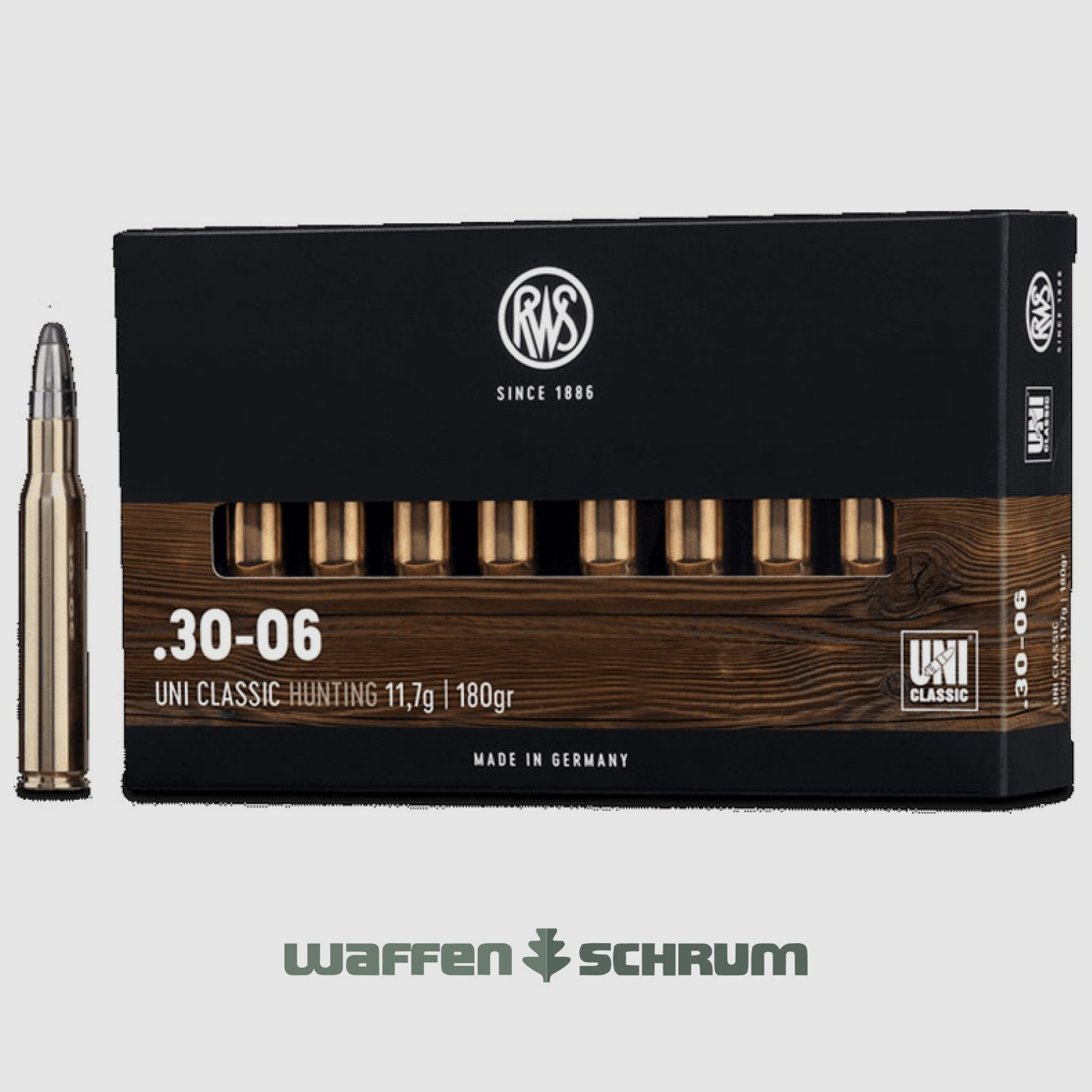 RWS UNI Classic 11,7g - 180gr .30-06Spring