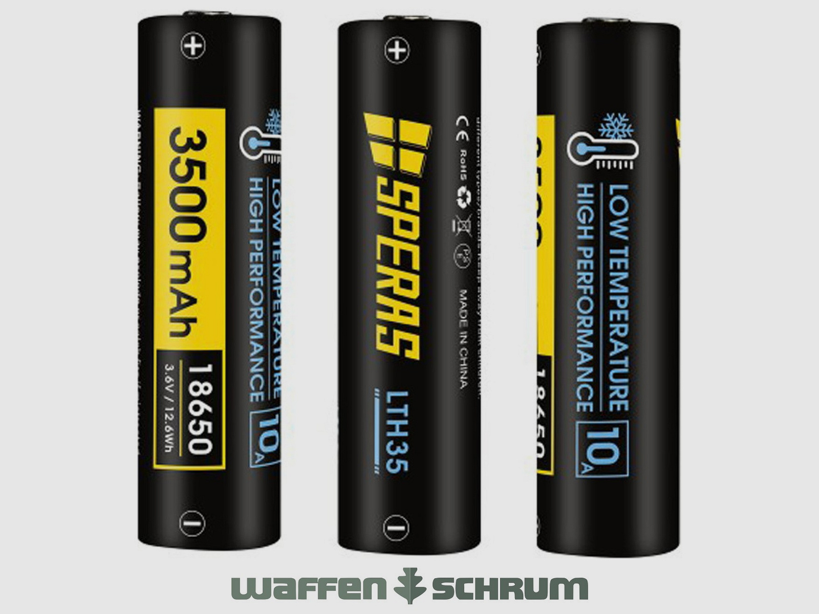 Speras Akku 3500 mAh Low Temperature 18650