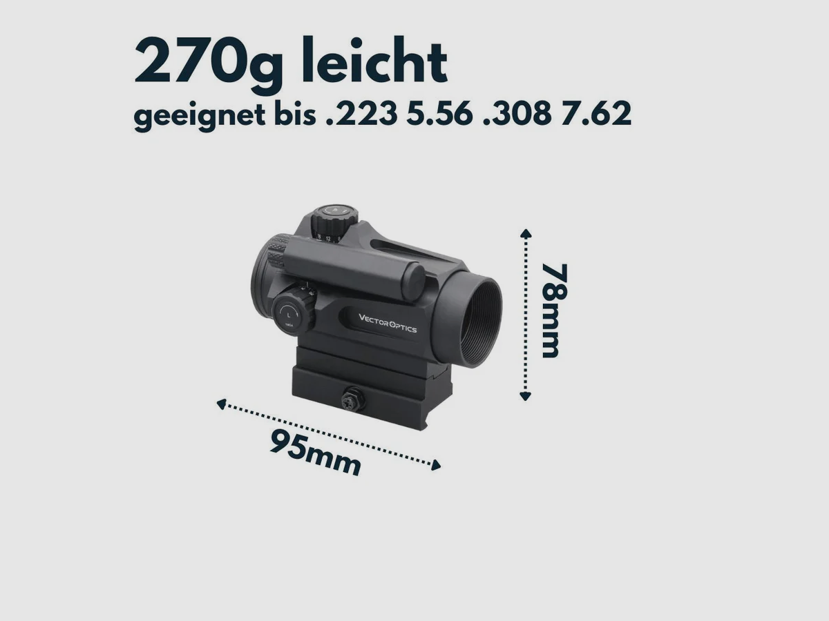 Vector Optics SCRD-D26 Nautilus 1x30 Podwójny Celownik, zdjęcie 3 z 3