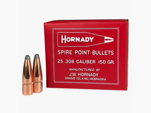 Hornady Geschosse Spire Point .308 / 150gr.