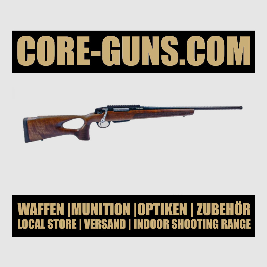 Brenner BR20 Lochschaft Repetierbüchse 308Win - Jagdgewehr sofort verfügbar, UVP: 950€