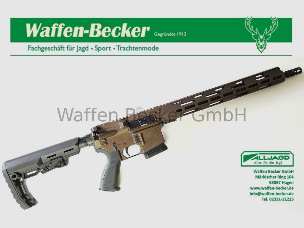 Messerschmitt, Waffen Schumacher Messerschmitt AR15 Kal. .223Rem. 16,75" bronze