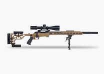 Huglu Ovis G2 Long Range Repetierer Desert, Kal. .308 Win, 66cm Lauf, Alu-Chassis, Kompensator, Zweibein