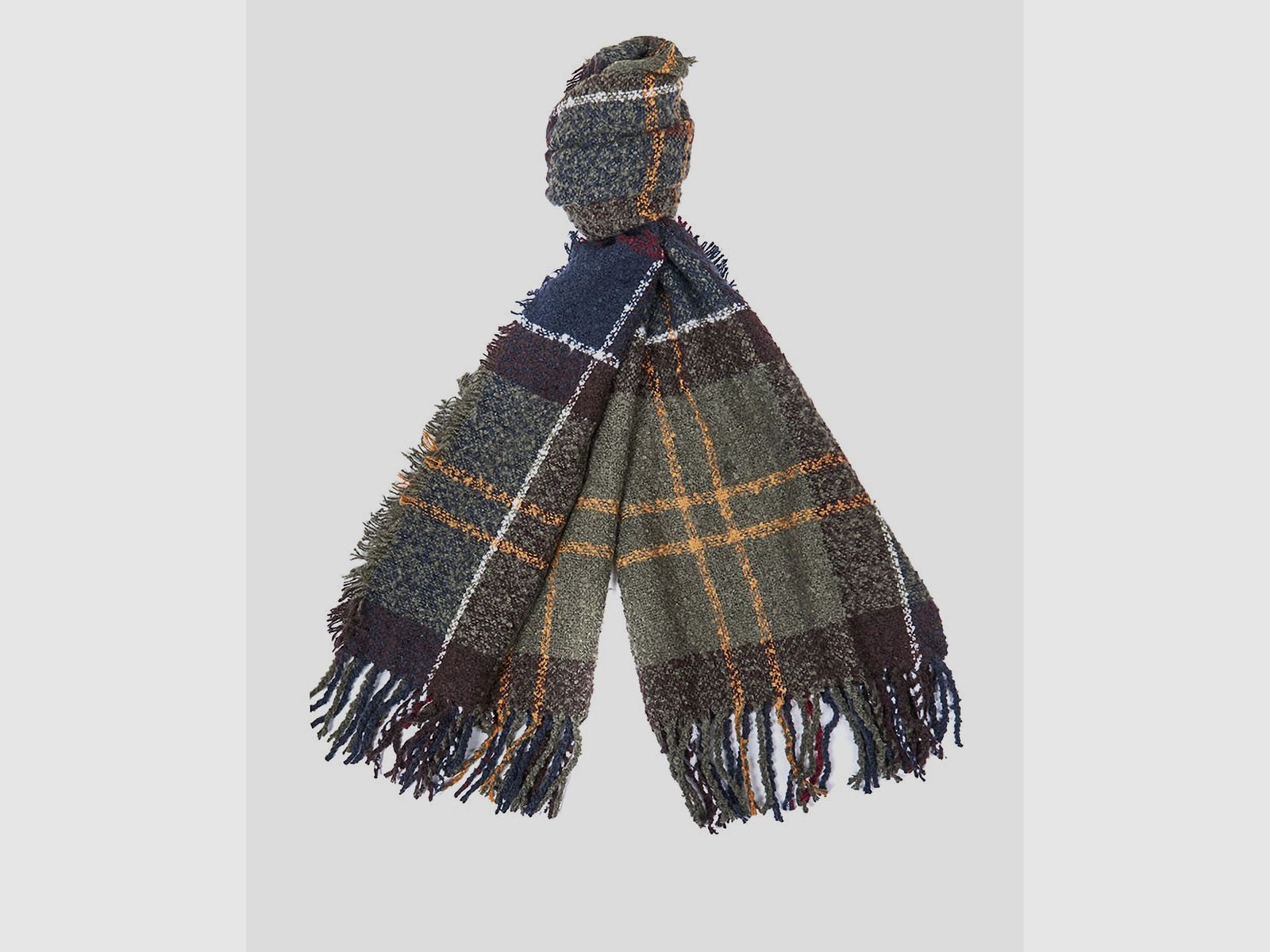 BARBOUR TARTAN ÉCHARPE BOUCLÉ, image 1 sur 2