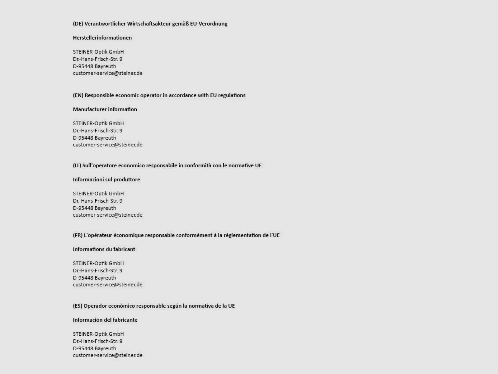 Steiner 202287810 Ranger 8 1.6-12.8X42 30MM Reticle LA-4A