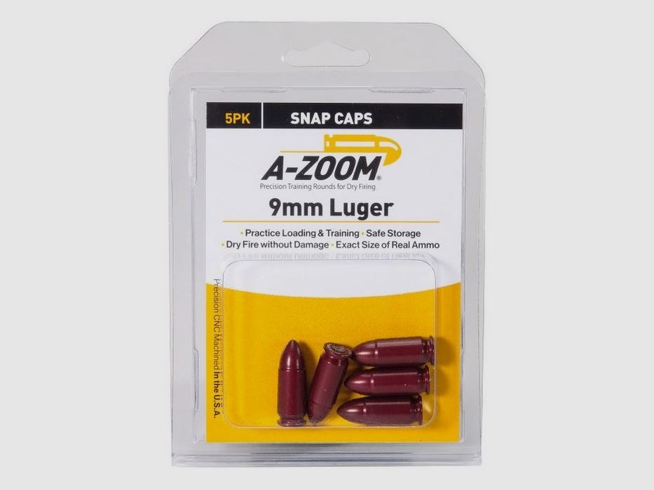 5 nabojów buforowych 9mm Luger