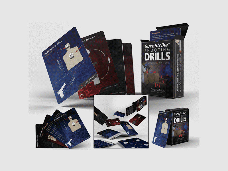 LASER AMMO - SureStrike Shooting Drill Cards