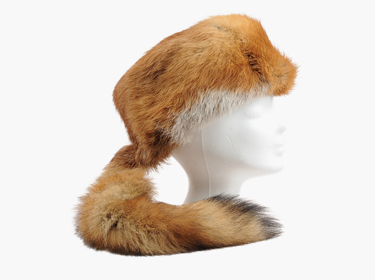 Cappello da Trapper Cambio di Pelliccia Volpe Rossa