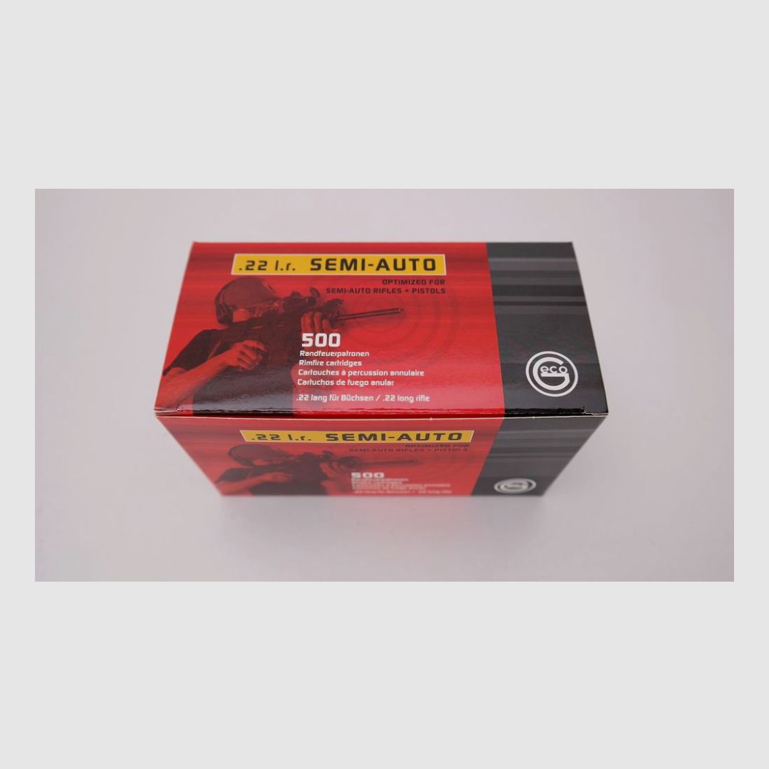 500 Schuß Geco Semi-Auto .22lfB 40 grain 2,6gramm Blei Rundkopf