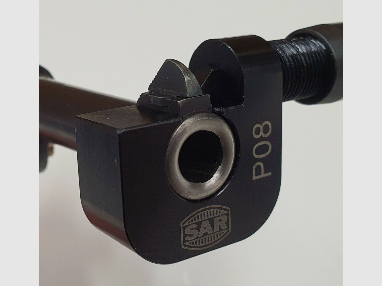 Schwaben Arms GmbH Pistole P08 Parabellum Korntreiber / Kornschieber / Kornversteller , MADE IN GERMANY