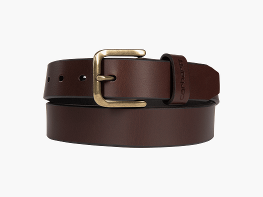 Ceinture en cuir Carhartt Bridle pour femmes marron foncé XL