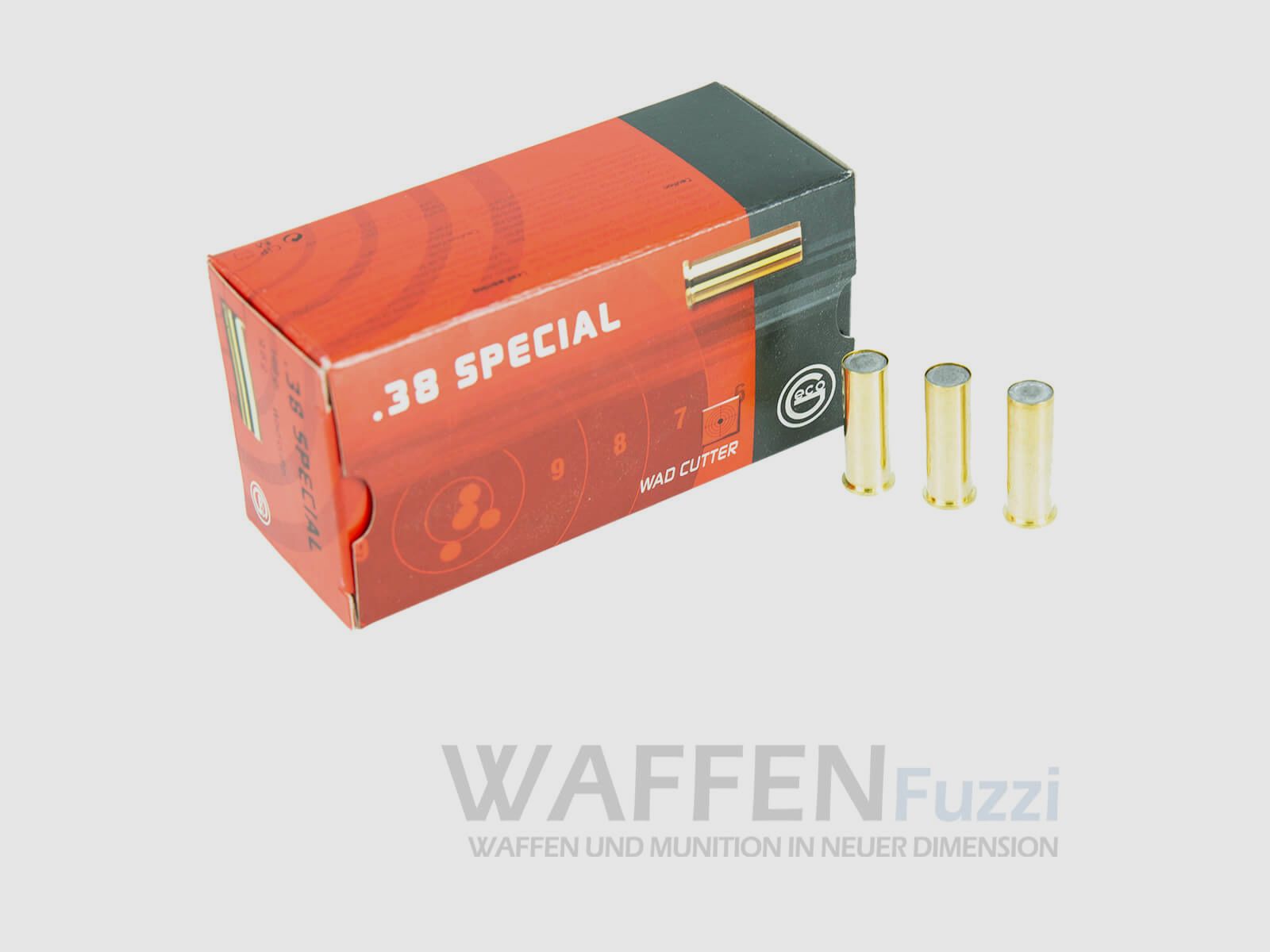 Geco .38 Special Wad Cutter 148grs 50 coups