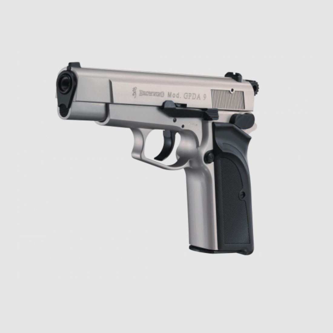 Umarex 318.02.11 Browning GPDA 9 9 mm P.A.K. - Nickel-Finish Pyro